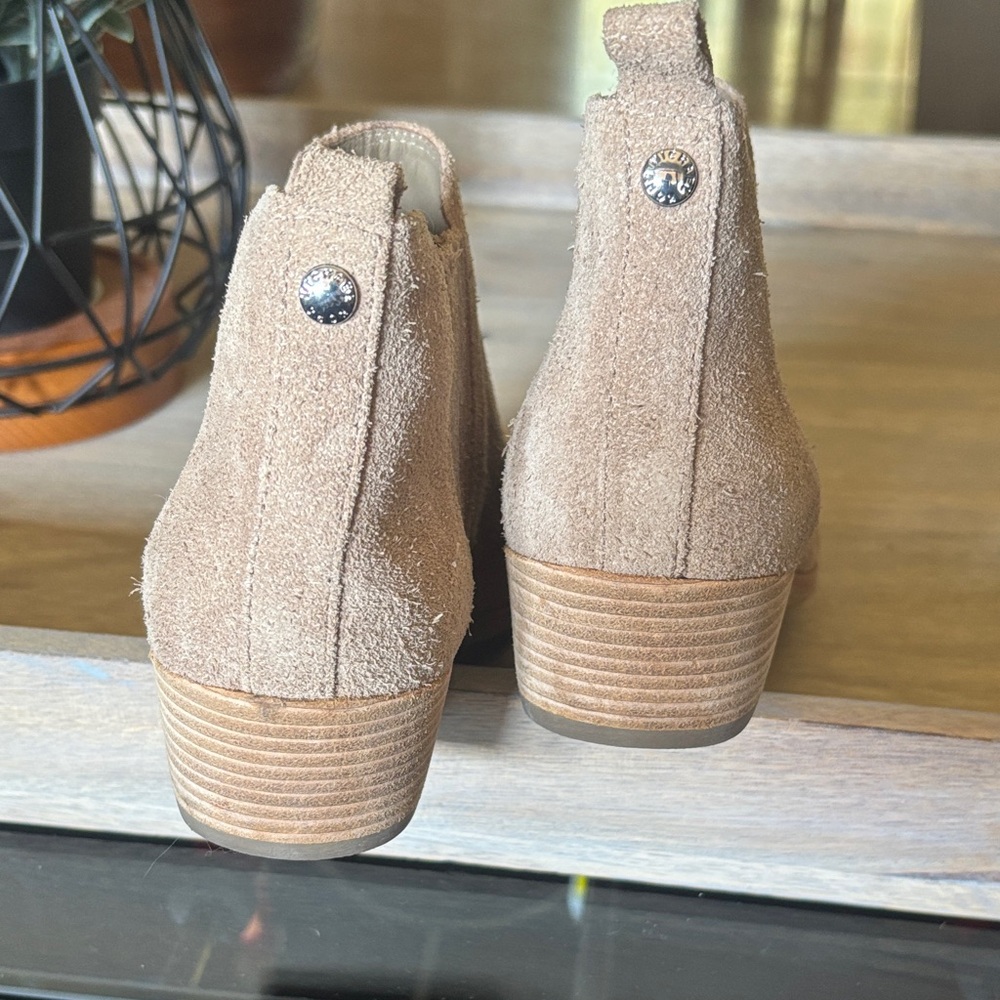 Michael Kors Tan Suede Ankle Booties - Picture 4 of 10